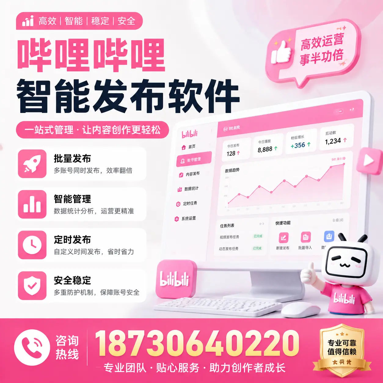 如何评估哔哩哔哩智能发布软件的ROI？百色 企业必读